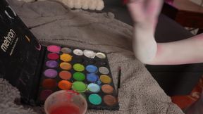 POV: Kitty Body-paint Fuck Experience