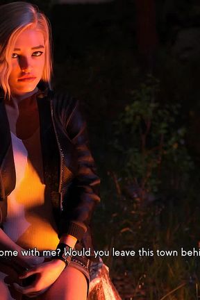 Fates Determination: Hot Blonde Girl, POV Blowjob in the Woods - Episode 1