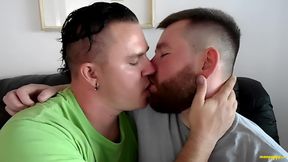 Hot Gay Kissing with Kaleb & Leo