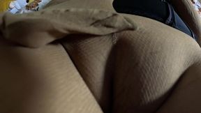 pantyhose encasement joi – oral tease, masturbation & cumshot on nylon face