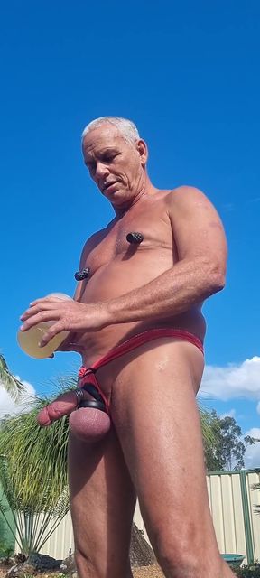 Backyard Piss Drinking