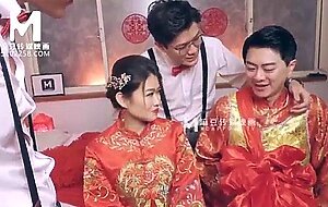 Modelmedia asia-lewd wedding scene-liang yun fei-md-0232-best original asia porno video