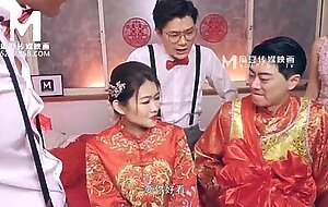 Modelmedia asia-lewd wedding scene-liang yun fei-md-0232-best original asia porno video