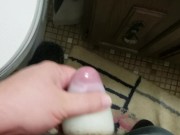 Breaking a tenga egg with my dick