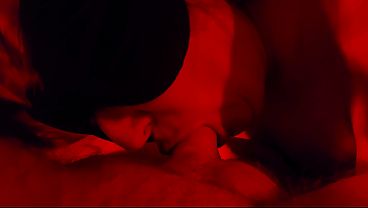Extreme close up Blow Job ends in a mouthful of cum: Red Light Videos #19