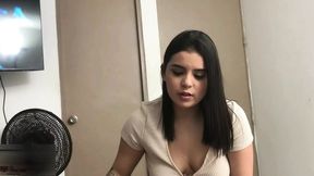 My stepsister is such a slut that she wants to feel all my milk inside her pussy - Porno en Espa&ntilde;ol