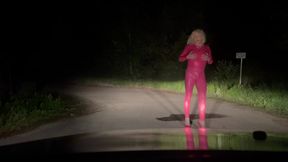 Golden Shower pink Rubber outdoor Slut
