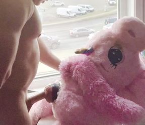 MLP pink unicorn gets fucked hard til cum