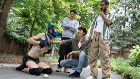 ”Masked Leash Play with Ali & Charly”