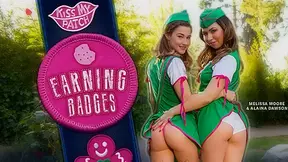 Alaina Dawson Melissa Moore in Earning Badges - WankzVR