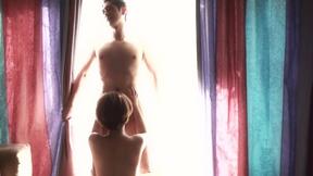 ”Passionate asian couple”