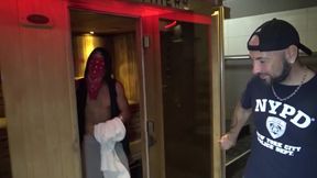 Sucking discreet straight in gloryholes