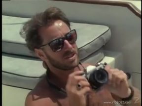With cutie Nikki Dial on the yacht