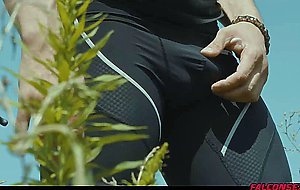 See what happens when guy pulls out his dick for a piss