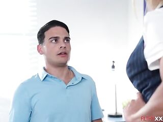 Man creampied girlfriends breasty stepmom