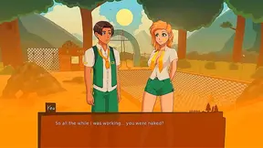 Lusty 3D Anime Beauty Teases Under Moonlight in Mourning Woods Tent