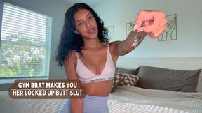 Gym Brat Makes You Her Locked Up Butt Slut Feat Aria Nicole 1080p - Femdom, POV, Brat Girls, Submissive Training, Slave Training, CEI, Sissification