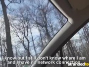 StrandedTeens - Blonde gives some roadhead