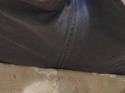 Freeballing wank outside