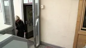 Sexy babe gets her ass fucked by two random dudes