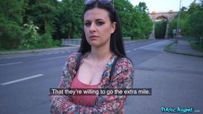 Public Agent - Dark-haired Beauty Billie Star Sucks Dick for Cash