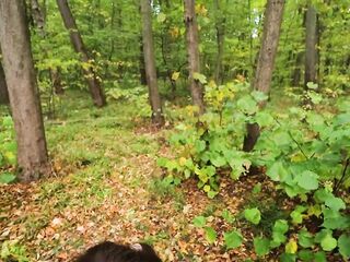 TEEN NEARLY CAUGHT SUCKING SCHLONG IN PUBLIC PARK - FACIAL