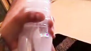 Young Latino amateur strokes his cocks and fucks fleshlight