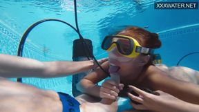 Polina Rucheyok Gets Fucked Hard In Mouth Underwater