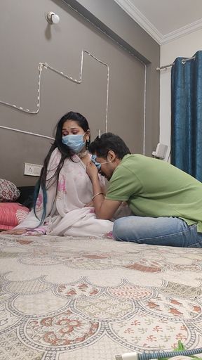 Boss fuck her assistant in her flat.