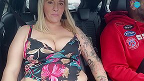 Dirty Husband Gets Me Stripping In The Car And Fingers Me