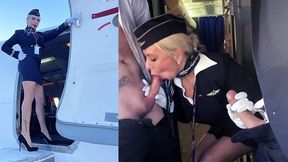 Newbee Flight Attendant Have To Please Both Pilots Right In The Cockpit