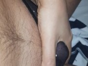 guy wearing women string