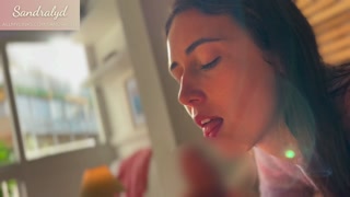 The most magical cumshot on the tongue