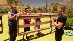 eva angelina deepthroats and fucks grant michaels outdoors