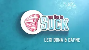 Lexi Dona and her friend Daphne share cock