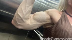 Lick my pumped chest, shredded abs, and powerful legs without stopping