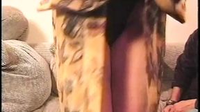 Brunette beauty sucks dick and gets doggy fucked