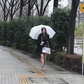 Another Stupid Rainy Day Got Much Better When She Sucked His Dick in the Toilet