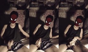 Spider Mask Pinoy Big Dick Jakol Cum Gusher Destroyed