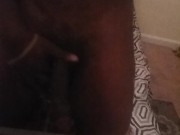 Dat bottle 8 inches playin wit big soft dick