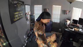 A workout fuck with pretty brown skin