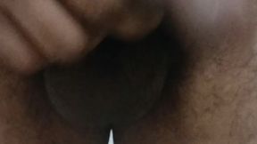Babe stretches her mouth around my big uncut dick
