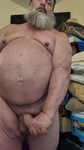 Stroking My Fat Cock
