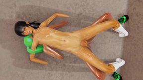 Two Femboy Twinks Fucking Raw in University Warehouse