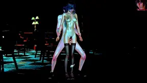 Goth Chick Claims Lost Bet with Fiery Blowjob in Steamy 3D Hentai Action