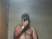 Paja  y corrida nocturna frente al espejo