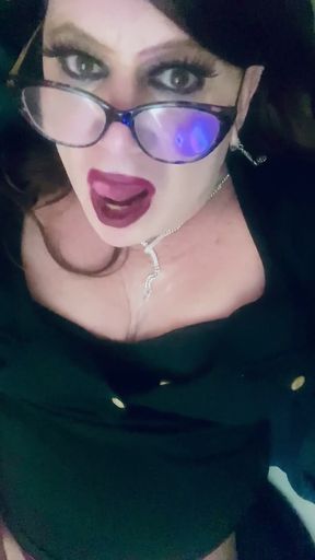 Krissy Sweets Stroking Her She Cock
