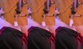 Zerrtika’s leaking post op pussy ruined by dildo machine tease