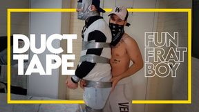 Duct Tape Fun with Frat Boy! (1080p) Gay Bondage - Gay Domination - Tape Bondage - Duct Tape - Handgag - BDSM