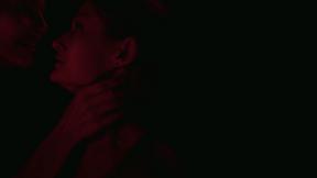 Blonde & Redhead Mesmerizing Lesbian Action - Sexy Vampire Turns Hot Babe Into H